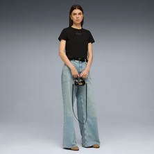Puma Essentials Script Kadın Siyah Tişört (691760-01)