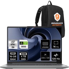 Lenovo Ideapad Pro 5 Intel Core Ultra 5 125H 16GB 4tb SSD RTX3050/6GB 16" 2k OLED 120Hz Fdos Taşınabilir Bilgisayar & Per4 Çanta 83D40082TRP305