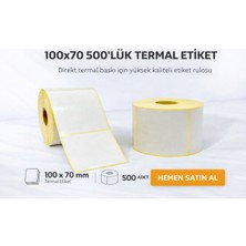 100X70 Termal Etiket