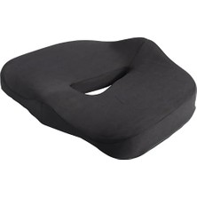 Ortopedik Basur Minderi Visco Posture Lüks Ortopedik Oturma Minderi, Figiza, Siyah, Standart