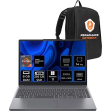 Lenovo Ideapad Slim 3 Amd Ryzen 7 170 8gb 256GB SSD 14" Fhd+ W11P Taşınabilir Bilgisayar & Per4 Çanta 83K6006JTRP325