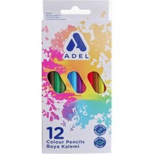 Karton Kutu Boya Kalemi, 12 Renk, Tam Boy, Parlak ve Canlı Renkler, Kolay Açılır, Kırılmaya Dayanıklı Uçlar, Okul ve Sanat Için Ideal