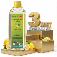 Worldchem Limon Kolonyası 3x1 Lt