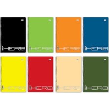 A4 Spiralli Okul Defteri 8’li Set – 4 Çizgili + 4 Kareli – 72 Yaprak (144 Sayfa)