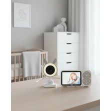 MiraLive Karşılıklı Sesli Bebek Kamerası 4x Zoom Sıcaklık Sensörlü