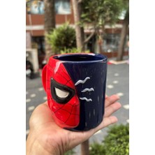 Ciyu Ticaret 3D Spiderman Kupa Bardak Örümcek Adam Kupa Bardak Hediyelik Koleksiyonluk