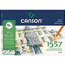 1557 Resim ve Çizim Blok 180GR 35X50 15YP Spiralli Resim Defteri