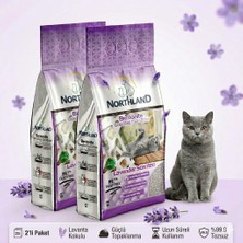 Northland Doğal Bentonit Tozsuz Lavanta Kokulu Kedi Kumu 10 Lt x 2 Adet