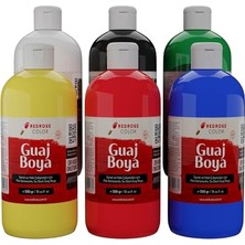 Ana Renkler Guaj Boya 6'lı Set 6X500GR