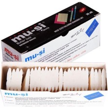 Muşi Çizgi Taşı Beyaz Renk 25 Adet