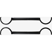 Drs Tuning Volkswagen Caddy 2015 Set 12 Parça Çamurluk Kaplama Siyah Mat Asa Kum Desen Uzun Şase Soldan Sürgülü