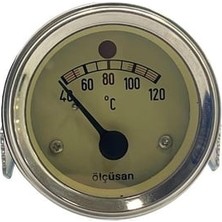 Ölçüsan Hararet Saati Civalı 5 mt (40°C-120°C) (Ikazlı) (52 Mm)