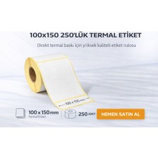 100X150 Termal Etiket