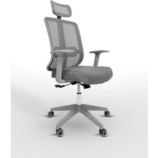// Comfort Mood Gray Yönetici Koltuğu Ofis Çalışma Koltuğu