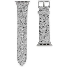 Vigordurus Newface Apple Watch 42MM Starry Taşlı Kordon - Gümüş