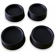 Vigordurus Çamaşır Makinesi Titreşim Önleyici Mobilya Kaydırmaz Ayak 4 Lü Set Siyah 410