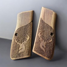 Browning 14 Lü Uyumlu Ahşap Kabze