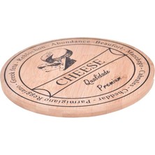 Vigordurus Bambum B2879 Lasiago-Rotating Peynir Servis Tahtası, Kahverengi