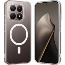 Teknosepetim Mi 15 T/mi 15T Pro ile Uyumlu Manyetik Mıknatıslı Şeffaf Sararmaz Sert Kılıf Ince Kablosuz Şarj Özellikli Kılıf Mi 15T Şeffaf Mags.
