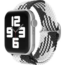 Vigordurus Newface Apple Watch 42MM Star Kordon - Siyah-Beyaz
