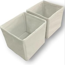 Vigordurus Room 2'li Beyaz Çekmece Içi Düzenleyici Organizer Set - Çok Amaçlı Dolap Içi Kutu Seti (13 * 13 * 13)