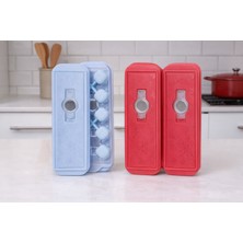 Sihome 4'lü Yapışmaz Silikon Bas Çıkar Buzluk Buz Kalıbı