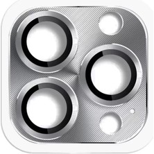 Vigordurus Newface iPhone 16 Pro Max Pers Alüminyum Kamera Lens - Gri