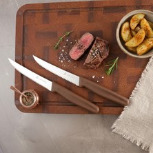 Aryıldız Daily Steak Bıçak 2’li Kahverengi