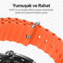 Vigordurus 22MM ile Uyumlu Saatler Için Ocean Loop 46MM Silikon Kordon (Gt6 Pro/gt6/gt5 Pro/gt5/gt4/ 4 Pro/gt3/gt3 Pro/gt2/gt2 Pro)