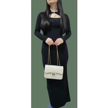 Dilorans Gold Zincir Detaylı Ikonik Kapitone Çanta - Renk Seçenekleriyle