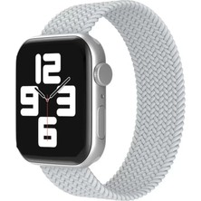 Vigordurus Newface Apple Watch 38MM Ayarlı Solo Silikon Kordon - Beyaz