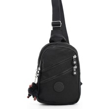 ÖZER-3042 Sanmorris Unisex Kırinkıl Kumaş Suya Dayanıklı Ayarlanabilir Askılı Çok Bölmeli  Renkli Omuz Çantası B