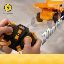 Vigordurus Uzaktan Kumandalı 40 Mhz Tam Fonksiyonlu Rc Iş Araçları LED Işıklı Kepçeleri, Damperi ve Vinç Hareketlidir (Kule Vinç-Kepçe-Bulldozer-Kamyon) (Kamyon)