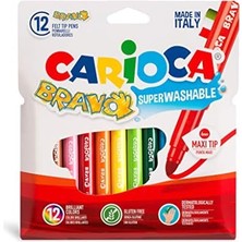 Vigordurus Bravo Süper Yıkanabilir Keçeli Boya Kalemi 12'li