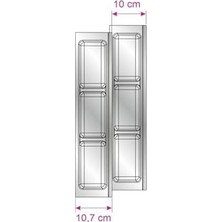 Vigordurus Mutfak Çekmece Içi Kaşıklık, Üç Bölmeli Modül 16CM x 48CM