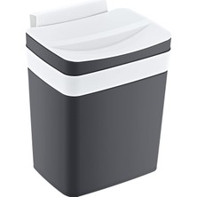 Vigordurus Soft Askılı Çöp Kutusu 4 Lt Antrasit