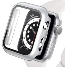 Vigordurus Newface Apple Watch Ultra 49MM Camlı Kasa Ekran Koruyucu - Gümüş