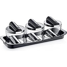 Vigordurus Favori 3'lü Baharatlık Seti, Lüx Standlı Üçlü Baharatlık | Mutfakta Şıklığı ve Düzeni Bir Arada Sunan Favori 3'lü Set - Lüks Standıyla Pratik Kullanım!