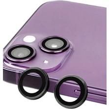 Vigordurus Newface iPhone 13 Mini Raze Metal Kamera Lens - Siyah