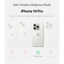 Vigordurus 14 Pro ile Uyumlu Cyrstal Clear Şeffaf Silikon Kılıf Arkası Sert Polikarbonat Kenarları Yumuşak Tpu Silikon Premium Ultra Şeffaf Kılıf Kapak (Cyrstal Clear, 14 Pro)