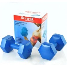 Nuvvo 8 kg Dambıl Ağırlık Seti Içi Demir Tozu Yüzde 40 Küçük Hacim 8x2