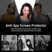 Vigordurus 15 Privacy Hayalet Cam Tam Ekran Temperli Koruyucu