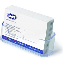 Nuvvo Mas 486 Oval Şeffaf Kartvizitlik