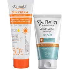Duy Spf 50+ Yüksek Koruyucu Güneş Kremi 75 ml + By Utah Lisa Bella 50 ml Leke Karşıtı Güneş Kremi Spf 50+