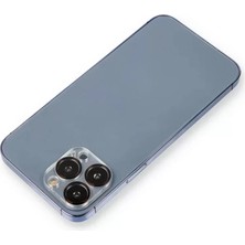 Vigordurus Newface iPhone 12 Pro Max Metal Kamera Lens Koruma Cam - Siyah