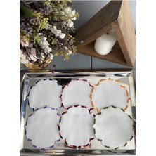 Vigordurus Kokteyl Peçete 6'lı Takım Ebruli