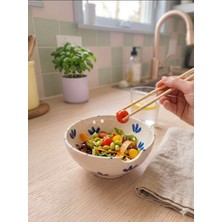 Ceres Shop Ceresshop Özgün Tasarım Seramik Noodle Kasesi (Coopstik Dahil)