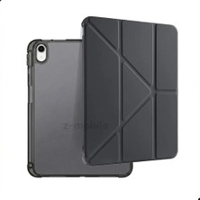 Z-Mobile iPad 10. Nesil 11. Nesil A16 2022 - 2025 10.9" Uyumlu Kılıf Tri Folding Smart Kalemlikli Kapaklı Uyku Modlu Kılıf