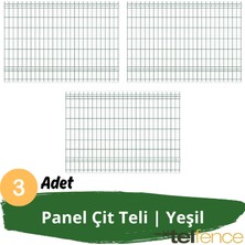 Telfence Panel Çit Teli , Bahçe Çiti , 3 Adet