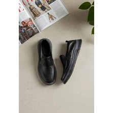 Ayakkabı Fuarı Luciano Bellini 26K-E16401 Formal Erkek Casual Ayakkabı Siyah